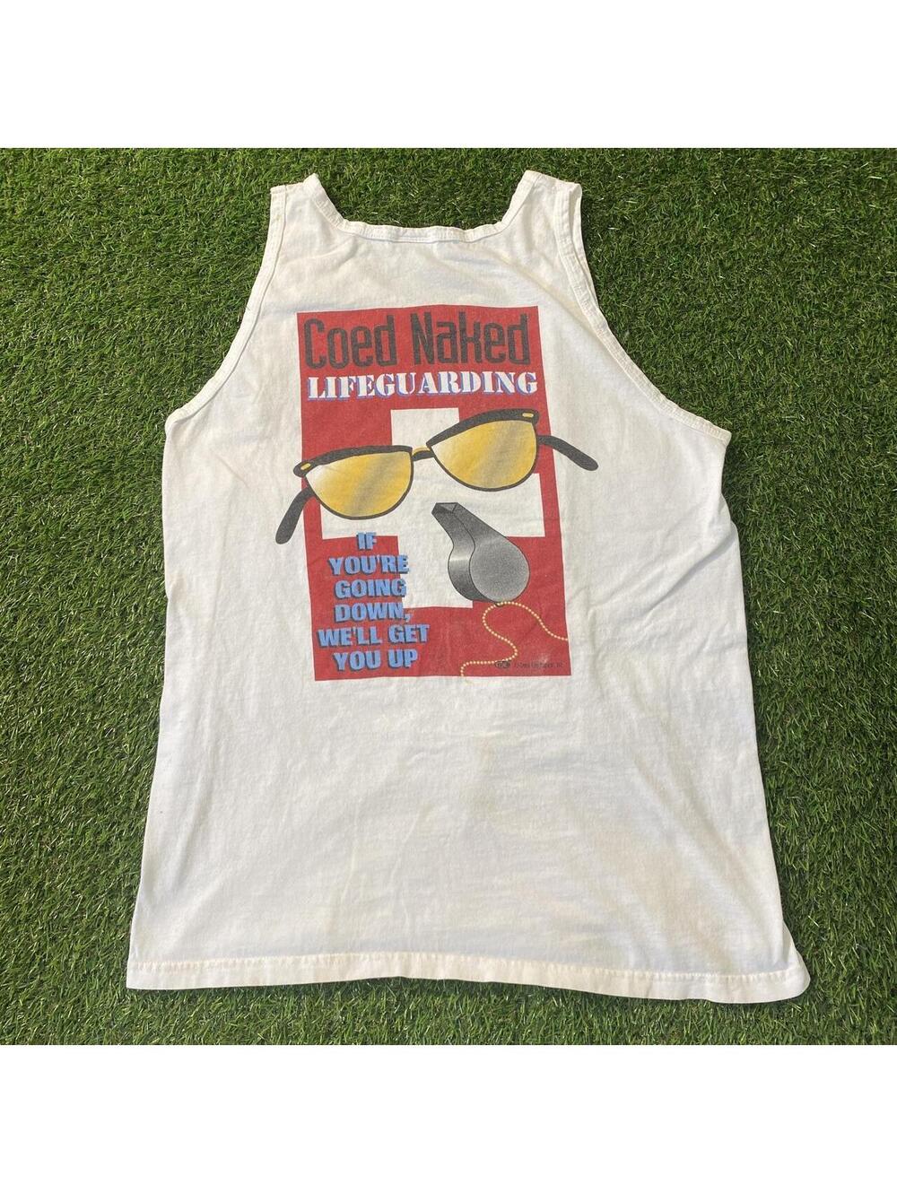 Vintage 90’s Coed Naked Lifeguarding Tank Top